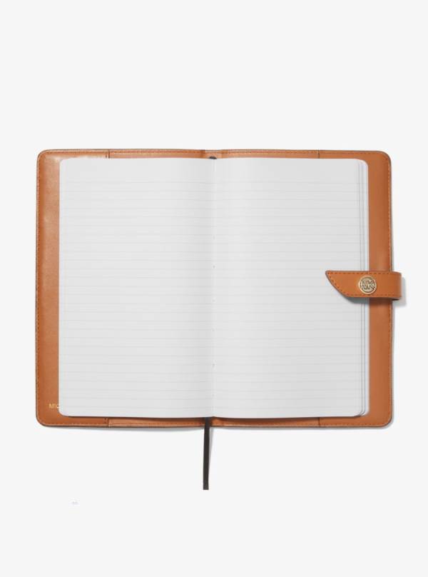 Damske Zápisník Michael Kors Logo Stripe Svetlo Červené - Doplnky Michael Kors Lacne | NWIZR-7302